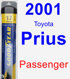 Passenger Wiper Blade for 2001 Toyota Prius - Assurance