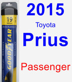 Passenger Wiper Blade for 2015 Toyota Prius - Assurance