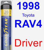 Driver Wiper Blade for 1998 Toyota RAV4 - Assurance