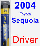 Driver Wiper Blade for 2004 Toyota Sequoia - Assurance