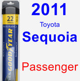 Passenger Wiper Blade for 2011 Toyota Sequoia - Assurance