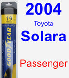 Passenger Wiper Blade for 2004 Toyota Solara - Assurance