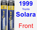 Front Wiper Blade Pack for 1999 Toyota Solara - Assurance