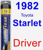 Driver Wiper Blade for 1982 Toyota Starlet - Assurance