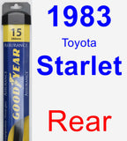 Rear Wiper Blade for 1983 Toyota Starlet - Assurance