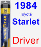 Driver Wiper Blade for 1984 Toyota Starlet - Assurance