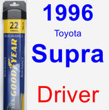 Driver Wiper Blade for 1996 Toyota Supra - Assurance