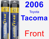 Front Wiper Blade Pack for 2006 Toyota Tacoma - Assurance