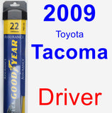 Driver Wiper Blade for 2009 Toyota Tacoma - Assurance