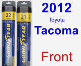 Front Wiper Blade Pack for 2012 Toyota Tacoma - Assurance