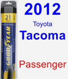 Passenger Wiper Blade for 2012 Toyota Tacoma - Assurance