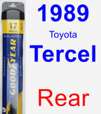 Rear Wiper Blade for 1989 Toyota Tercel - Assurance