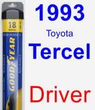 Driver Wiper Blade for 1993 Toyota Tercel - Assurance