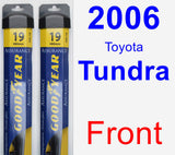 Front Wiper Blade Pack for 2006 Toyota Tundra - Assurance