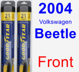 Front Wiper Blade Pack for 2004 Volkswagen Beetle - Assurance