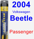 Passenger Wiper Blade for 2004 Volkswagen Beetle - Assurance