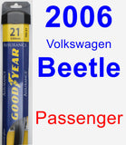 Passenger Wiper Blade for 2006 Volkswagen Beetle - Assurance