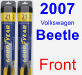 Front Wiper Blade Pack for 2007 Volkswagen Beetle - Assurance