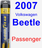 Passenger Wiper Blade for 2007 Volkswagen Beetle - Assurance