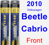 Front Wiper Blade Pack for 2010 Volkswagen Beetle Cabrio - Assurance