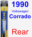 Rear Wiper Blade for 1990 Volkswagen Corrado - Assurance