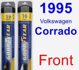 Front Wiper Blade Pack for 1995 Volkswagen Corrado - Assurance