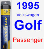 Passenger Wiper Blade for 1995 Volkswagen Golf - Assurance