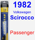 Passenger Wiper Blade for 1982 Volkswagen Scirocco - Assurance