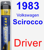 Driver Wiper Blade for 1983 Volkswagen Scirocco - Assurance