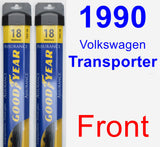 Front Wiper Blade Pack for 1990 Volkswagen Transporter - Assurance