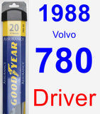 Driver Wiper Blade for 1988 Volvo 780 - Assurance