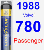 Passenger Wiper Blade for 1988 Volvo 780 - Assurance