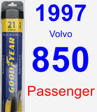 Passenger Wiper Blade for 1997 Volvo 850 - Assurance