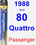 Passenger Wiper Blade for 1988 Audi 80 Quattro - Hybrid