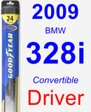 Driver Wiper Blade for 2009 BMW 328i - Hybrid