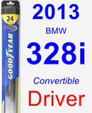 Driver Wiper Blade for 2013 BMW 328i - Hybrid