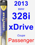 Passenger Wiper Blade for 2013 BMW 328i xDrive - Hybrid