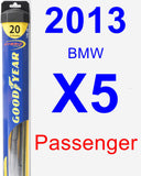 Passenger Wiper Blade for 2013 BMW X5 - Hybrid