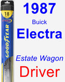 Driver Wiper Blade for 1987 Buick Electra - Hybrid