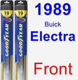 Front Wiper Blade Pack for 1989 Buick Electra - Hybrid