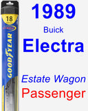 Passenger Wiper Blade for 1989 Buick Electra - Hybrid