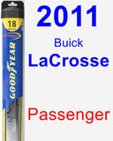 Passenger Wiper Blade for 2011 Buick LaCrosse - Hybrid