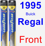 Front Wiper Blade Pack for 1995 Buick Regal - Hybrid