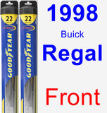 Front Wiper Blade Pack for 1998 Buick Regal - Hybrid