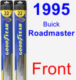 Front Wiper Blade Pack for 1995 Buick Roadmaster - Hybrid