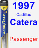 Passenger Wiper Blade for 1997 Cadillac Catera - Hybrid