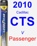 Passenger Wiper Blade for 2010 Cadillac CTS - Hybrid