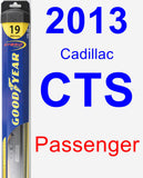 Passenger Wiper Blade for 2013 Cadillac CTS - Hybrid