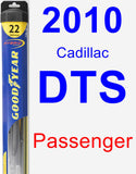 Passenger Wiper Blade for 2010 Cadillac DTS - Hybrid