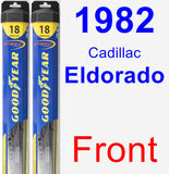 Front Wiper Blade Pack for 1982 Cadillac Eldorado - Hybrid